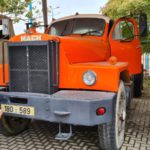 Mack B 81 SX - Heavy version of the B series, with 4x6 driving and extreme rolling chassis (x = extreme). 100 trucks were surprisingly sold in Israel. Truck and Transport Museum