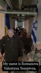 Elderly Jews who survived the Holocaust and WWII are now filmed hiding in a bunker and fearing for their lives in Ukraine (source: Reddit)