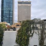 The roof trace and Shalom Meir building (the first skyscraper in the middle east)