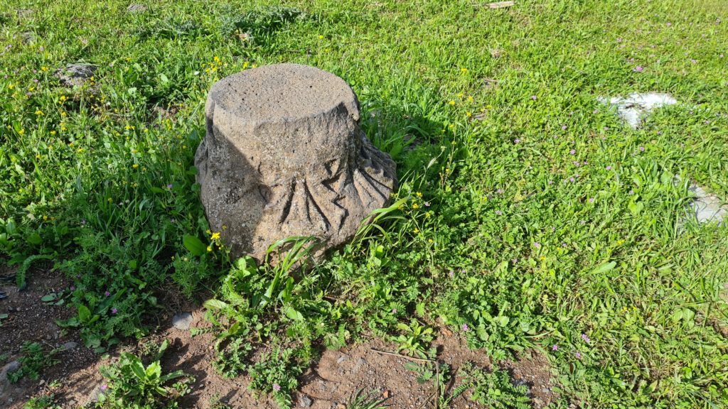 Stone cravings with Jewish motifs.