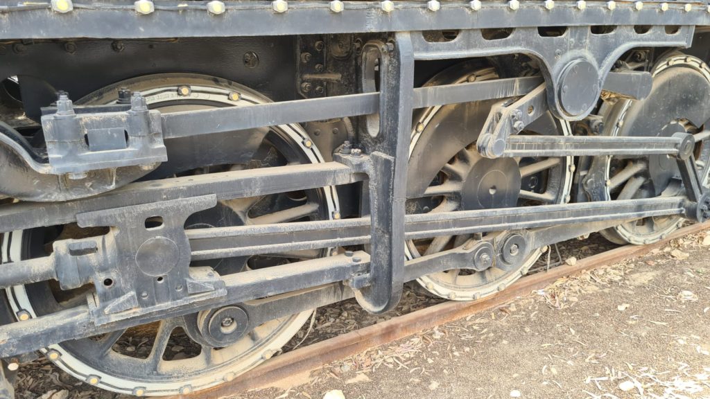 Steam Engine - used by both the Ottoman (who cut down many of Israel natural forests to fuel it) the and British. On 1956 Israel railway reopened the line to Beer Sheba, but it ended in a different station, northern to this one. On 1959 the use of steam engine on Israel railways ended.