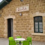 The terminal - built on 1915 as the station connected to Hejaz railway system. Stone plate with the name Beer Sheba in Arabic are embedded on each side of the building. From 1948 till 1967 the building hosted unit 8200. Today the building hosts a chef restaurant and art gallery. - Beer Sheva old train station