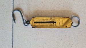 A tool we found in the boydem to ewight suitcases