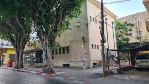 The Post office building (from early days of Israel)