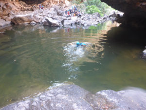 Swimming in the pool - Black Canyon