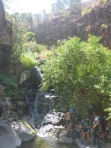 A cascade we stop at to cool down - Black Canyon