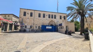 The old city police entrance, from the Citadel bridge