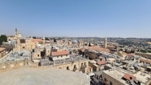 Looking South - East over the Old city of Jerusalem- Tower of David