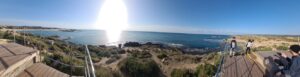 The view from the top of the tel dor