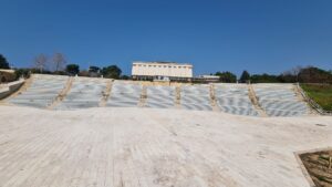 The museum and the open theater from the stage