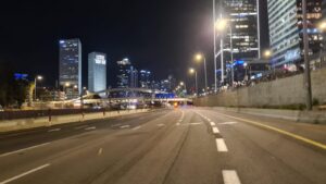 Looking North on Ayalon Highway North