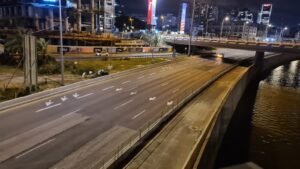 Ayalon Highway was closed at 3 places until midnight 