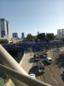 Protests during the day - night of protests 