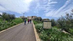 Last ascend (only when we got to the bottom of it, we found there is a a parking lot up here) - Migdal Tsedek