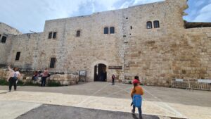 The entrance to the castle - Migdal Tsedek