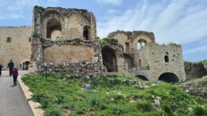 Ruins of the castle, not yet renovated