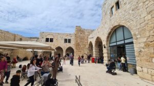 Another view over the castle courtyard 