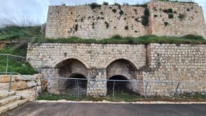 The kilns we were standing on top - Migdal Tsedek
