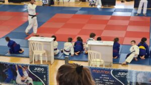 Jannaeus and Mindal waiting for the judo competition/ training 