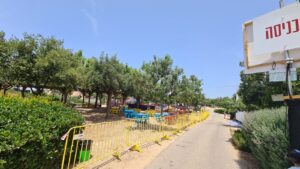 The shows area on top of the hill - Hiriya