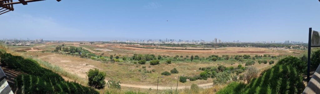 Looking west over Tel-Aviv- Hiriya