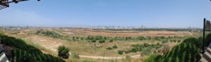 Looking west over Tel-Aviv- Hiriya