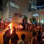 Fire camps at Kaplan at night - Reasonability Law