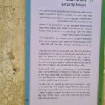 The security house which was built by the demand of the British authorities. As some of the people were policeman and had to carry weapon, it had to be kept in a secure place and not in a building made of mud.