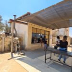 The bakery, the original building is what is building of bricks. The access to the oven is lowered as building the oven was too expensive. It still used to this day for tourism.