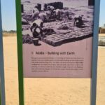 Making adobe stones, the same that used to build the living building