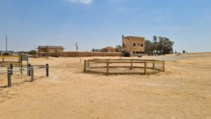 The underground water tanks (they now full of fish), like the cistern in my parents house - Mitzpe Gvulot