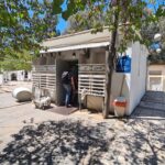 The Laundry which used to hide the entrance to the underground factory. The sound of the factory was hidden by the working washing machine. In order to allow it to work all day, a laundry shop was opened in Rehovot and mainly served the British army soldiers.