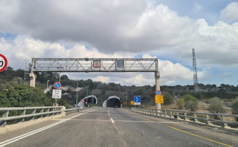 Israel flags instead of road signs - after