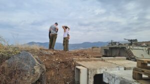 On top of the the rampart without uniforms 