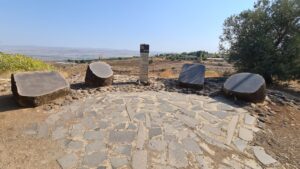 The memorial for 103 soldiers died in the place in the Indenpendence war