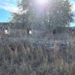 A first building you bump into. No roof but with remains of mortar on the walls