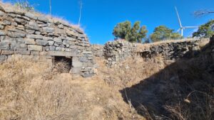 Looking at the buildings from the other side - Khirbet Berg 