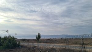 Israel Lebanon border today from Golan Heights - edge