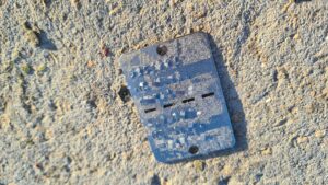 A dog tag I found during one of the guarding shifts I have taken during the days