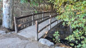 A wooden bridge over what is used to be an agriculture tunnel - Dardara 