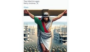 They killed him again, merry Christmas (Source: X.com) Palestinian 
