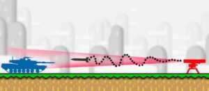 The way the Cornet missile is riding the beam (Source: nounproject)