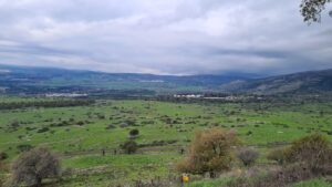 The valley from Tel Faher - Hasbani river