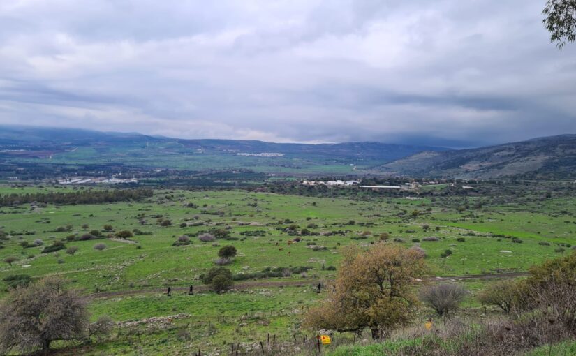 The valley from Tel Faher - Hasbani river