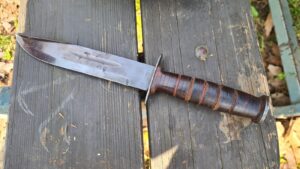 A Sapper knife, which is replica of the American type 2 legendary commando knife - Kalash knife 