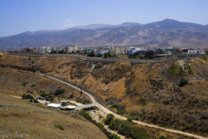 The view of the village over the Hasbani (Snir) stream from Lebanon side of the stream (Source: www.ynet.co.il)