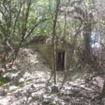 Fighting tunnels along hiking route. Those are from the time before the Six Day War, when the border between Israel and Syria was below the Tel.