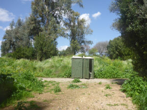 Chemical toilets for the visitors/soldiers