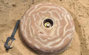 A M-29 mine which use TNT as main explosive material.