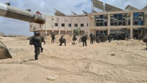 Infantry soldiers getting out to another activity in Gaza strip. It might feels like a training for them as well, but it is as real as it gets. Game